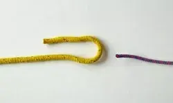 双帆索接绳结——步骤1